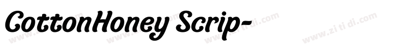 CottonHoney Scrip字体转换